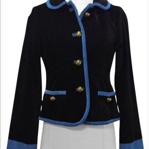 🎊Host Pick  Marc Jacobs Black/Blue Velvet Blazer